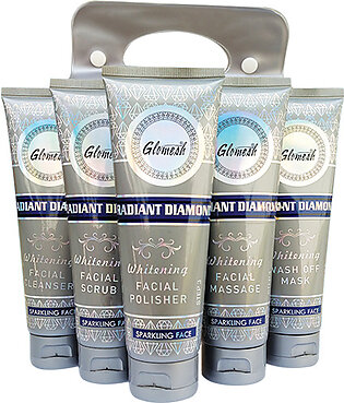 Glomesh 5 Steps Diamond Radiant Whitening Facial Kit