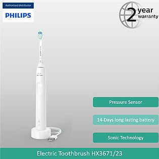 Philips Sonic Electric Toothbrush Hx3671/23- Series 3100