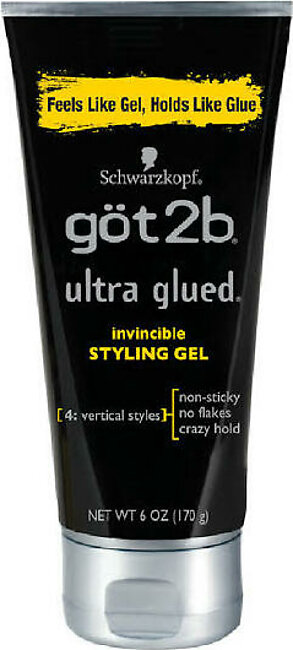 Got2b Ultra Glued Invincible Styling Hair Gel Of Usa Super Hard Gel 2 Days Work