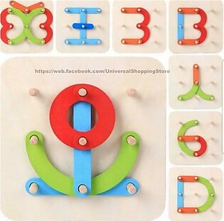 Hundred Change Collage - Shapes Puzzle – Number Puzzle – Board Puzzle – Educational Toy