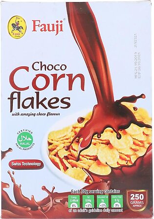 Faujii Cereal Choco Corn Flakes 250 Gm