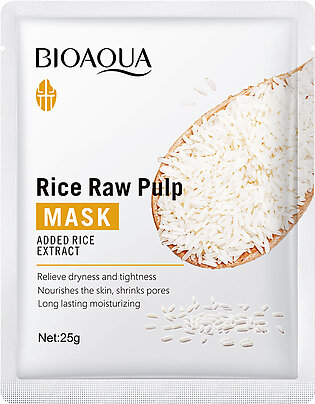 Bioaqua - Bioaaqua 1 Piece Rice Face Mask 25g Bqy93752