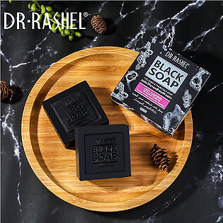 Dr.rashel Deep Cleansing Charcol Face Black Soap Oil Control Acne Tighten Pore Whitening Soap 100g-1348
