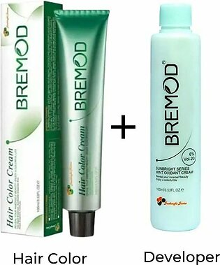 Bremod Hair Color Tube With Developer Bremod Hair Color All Shades