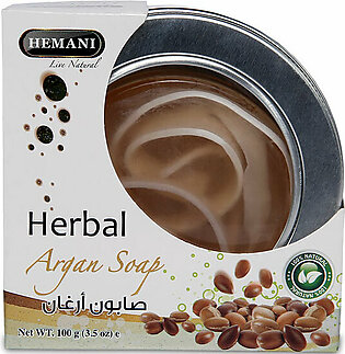 Hemani Herbals - Transparent Tin Soap 100gm (Argan)