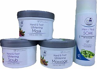 Dr.derma Hand & Foot 4 Pieces Skin Care Kit 120 Ml