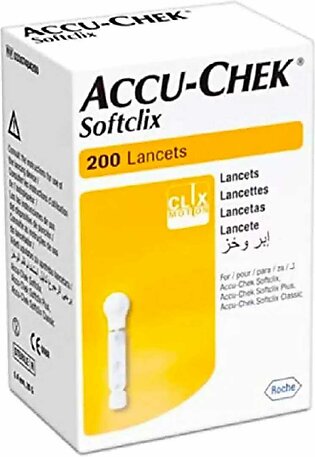 Accu Chek Softclix Needles, Pack of 200 pcs Accu Chek Glucometer Needles