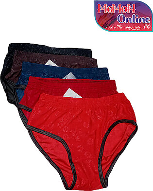Memon Online Ladies Underwear Pack Of 05 Women Ladies Girls Panties Multicolor
