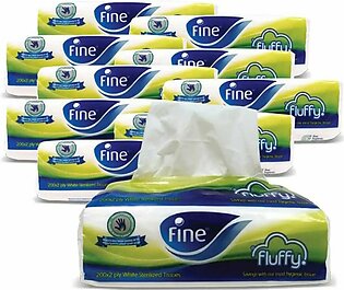 Fine Fluffly Sterilized Tissue (130*2,ply) Pack Of 10