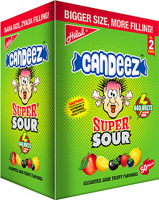 Candy Super Sour Assorted Box (70 Pieces)