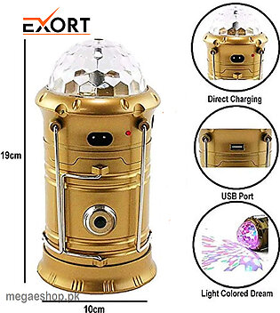 EXORT Magic Cool Camping Light With USB Output Flashlight & Stage Lighting