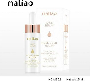 Maliao Rose Gold Elixir 24K Gold Infused Beauty Oil Face Serum-15ml