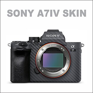 Sony A7iv Sony A7 Mark 4 Camera Skin Black Carbon Fiber
