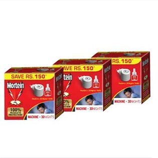 Mortein Led Machine Insect Killer With Free Mosquito Repellent Refill 25ml - Pack Of 3