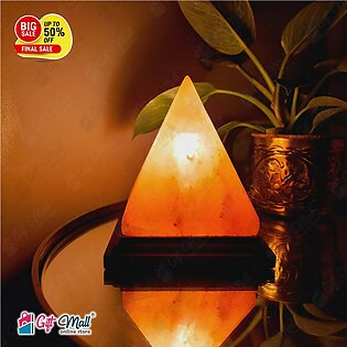 Gift Mall - Best Gift 7 Color Changing Usb Himalayan Pyramid Salt Lamp For Home Decoration, Night Light, Pink Salt Lamp, Asthma And Allergy Patients To Clean Room Atmosphere - Sl
