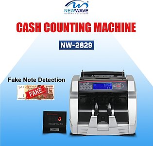 Newwave Cash/money/bill Counting Machine With Jali Note Detection / Batching, Adding Function And 1x External Display Nw-2829 In Pakistan