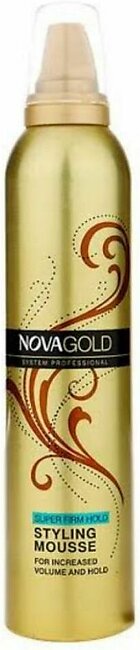 Nova Gold Hair Styling Mousse