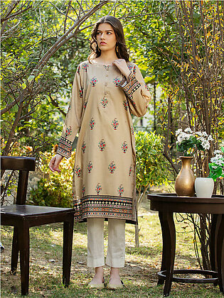 Salitex Stitched 1 Piece Printed Kurta Shirt For Girls And Women Cotton Silk Ready To Wear - Collection: Casual Pret - Design Sku: Cps23dc006l