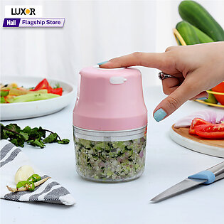 Electronic Mini Food Chopper - Multifunction Mini Speedy Grinder - Kitchen Vegetable Mixer- Kitchen Accessories - 250 Ml