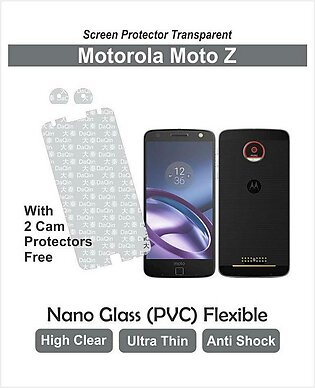 Motorola Moto Z - Screen Protector with two back cam lens protectors