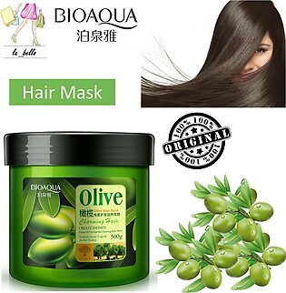 Bioaqua Hair Product Olive Keratin Mask Moisturizing Deep Repair Frizz For Dry Damaged Smooth
