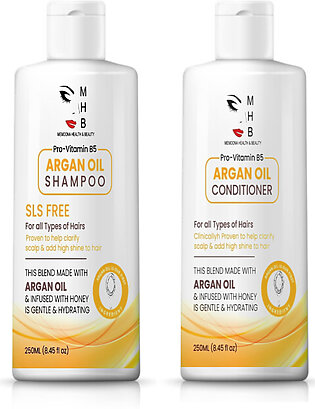 Mhb Argan Oil Shampoo & Conditioner - Sls Free - 250ml