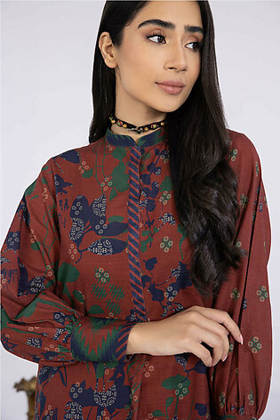 Sapphire Printed Shirt Unstitched Winter Collection