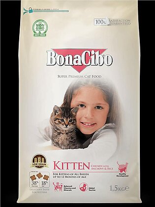 Bonacibo Kitten For Kittens Of All Breeds Up To 12 Months Of Age