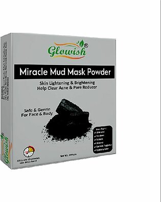 Glowganic Skin Whitening Miracle Mud Mask Powder 100 Gm