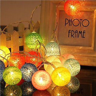 10 LED Ball Light Multi color LED String Fairy Lights for Decoration