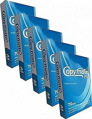 Copymate Paper A4 Size 70 Gsm( Pack Of 5 Ream)