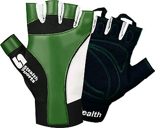 Weight Lifting Leather Gym Gloves Padded Palm Cycling