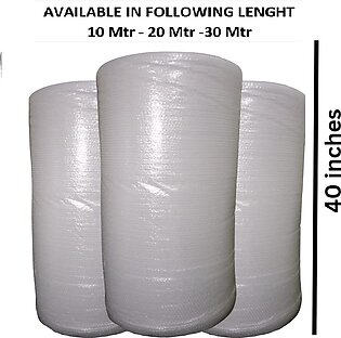 Available In (10-20-30) Mtr Packing Bubble Wrap Width 40 Inches-high Quality Packing Material Strong Bubbles No 1 Plastic Material For Packing And Wrapping