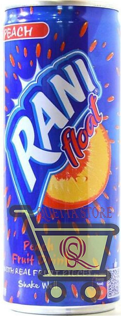 Rani Float Peach & Orange Juice pack of 2X 240ml.
