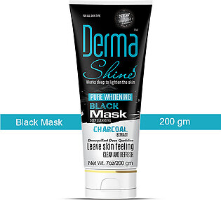 Derma Shine Charcoal Peel Off Black Mask
