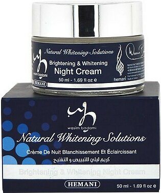 Wbbyhemani Natural Brightening & Whitening Night Cream 50ml