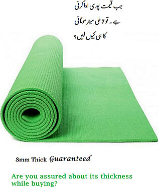 Yoga mat 8 mm Yoga Mat Exercise mat yoga ball mat soft mat travelling exercise fitness