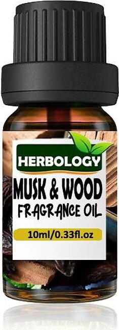 Herbology Musk And Wood Fragrance Oil - Candle Making Scent - Home Diffuser Fragrance Oil - Cosmetic Making ,lip Balm,soap Making Fragrance Oil