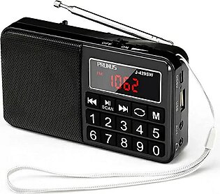 Fm Radio Very High Quality Fm Radio With Tourch Light 2sd Card Slot Hain Mp3 Player Big Battery Long Time Battery Backup