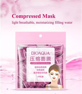 Bio Aqua Toffee Mask - Bio Aqua Compressed Sheet Mask - Sheet Mask (10 Pcs)