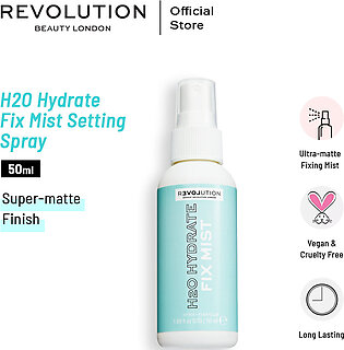 Makeup Revolution London - Relove By H2O Hydrate Fix Mist Setting Spray 50ml