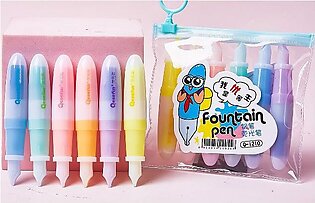 Fountain Highlighters Pack Of 6 Pcs