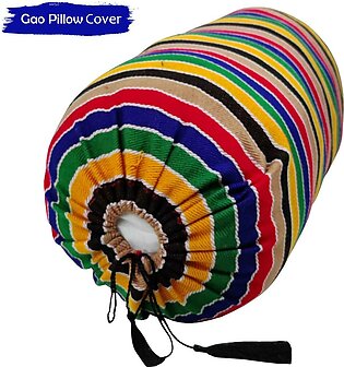 Relaxsit Round Pillow side Pillow Gao pillow traditional side cushion ideal for floor sittings made with Acrylic & polyester weaved Inclusive of polyester filling  covers or with inserts both listed ( size 12" H x 24"W)