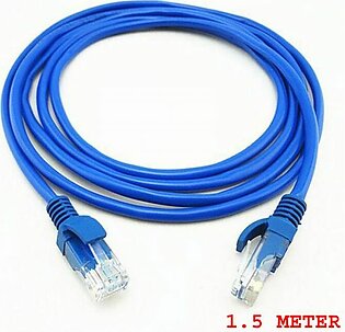 Lan Patch Cable Cat 6 Utp 1.5 Meter,net Cable,ethernet Cable,cat 6 Net Cable,blue Colour Cat 6 Cable
