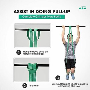 Workout Medium Loop Band Pull Up Assist Band Stretch Resistance Powerlifting Exercise Fitness Assist Mobility Band For Men And Women