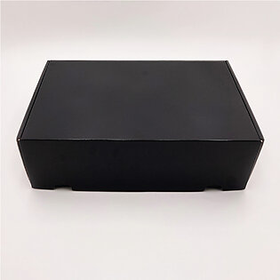Beautiful Black Corrugated Boxes With Lamination Size 6' 4' 2' - Bundle Of 10/20/50 Boxes - Accessories Boxes