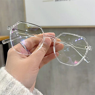 Aaa Collection 3 Transparent Lightweight Anti Glare Uv Eyeglasses For Men And Women White Glasses For Boys And Girls