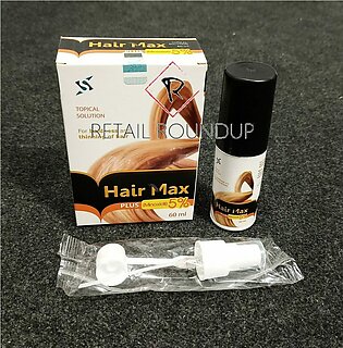 Hair Max Plus - Minoxidil 5% - For Male Pattern Baldness And Thinning Of Hair Topical Solution 60 Ml Hairfall Solution Hair Regrowth Therapy