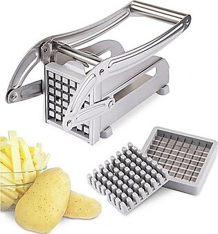 Frakin Stainless Steel Chips Making Machine For French Fries Potato Cutter Slicer Vegetables Cucumber Carrot Onion In Silver