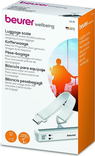 Beurer Luggage Scale - Ls-10 - White (your Next Adventure Is Beckoning)